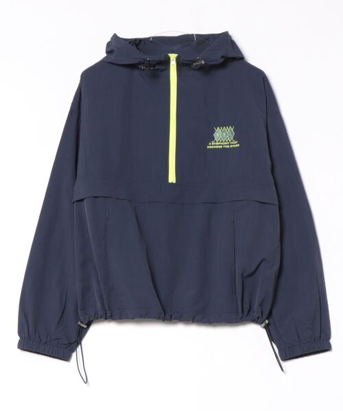 セール】【keel】配色ドローコードナイロンテックアノラック（ブルゾン