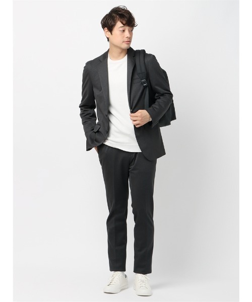 SUIT SQUARE(スーツスクエア)の「スマみえ FIELD SENSOR BIRD’S EYE パンツ SL02(スラックス・メンズ・ネイビー/チャコールグレー・SS(73cm)/M(79cm)/S(76cm)/L(82cm)/3L(88cm)/LL(85cm))」の15枚目の写真