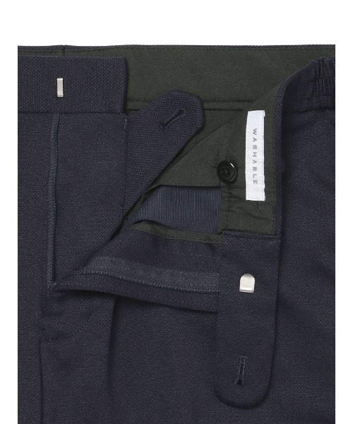 SUIT SQUARE(スーツスクエア)の「スマみえ FIELD SENSOR BIRD’S EYE パンツ SL02(スラックス・メンズ・ネイビー/チャコールグレー・SS(73cm)/M(79cm)/S(76cm)/L(82cm)/3L(88cm)/LL(85cm))」の8枚目の写真