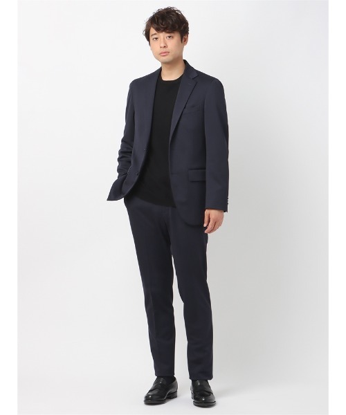 SUIT SQUARE(スーツスクエア)の「スマみえ FIELD SENSOR BIRD’S EYE パンツ SL02(スラックス・メンズ・ネイビー/チャコールグレー・SS(73cm)/M(79cm)/S(76cm)/L(82cm)/3L(88cm)/LL(85cm))」の5枚目の写真