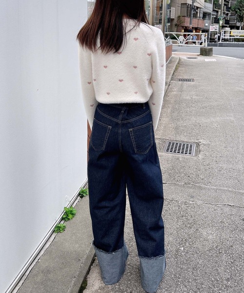 INGNI(イング)の「ラメハートフェザーニット(ニット/セーター・レディース・ピンク系2/ホワイト系その他7/ホワイト系その他5/アイボリー系3・M)」の16枚目の写真