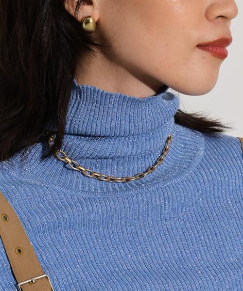 GALLEST(ギャレスト)の「ショートチェーンネックレス(ネックレス・レディース・ゴールド/シルバー・00)」の3枚目の写真