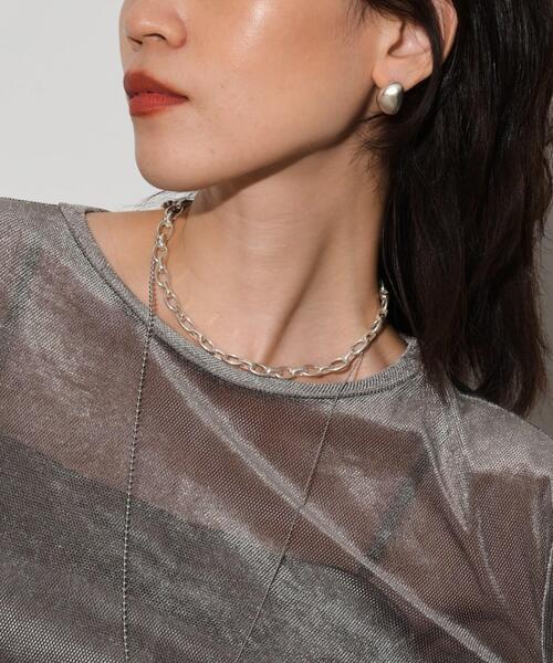 GALLEST(ギャレスト)の「ショートチェーンネックレス(ネックレス・レディース・ゴールド/シルバー・00)」の8枚目の写真