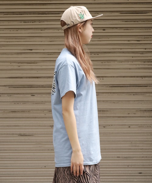 DOGTOWN(ドッグタウン)の「DOGTOWN/ドッグタウン SKULL WING Tシャツ 半袖(Tシャツ/カットソー・メンズ・ホワイト/ブラック/グレイッシュブルー・XL/M/L)」の4枚目の写真