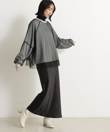 FOUND GOOD | チュールレイヤードウラケLS(Tシャツ/カットソー)