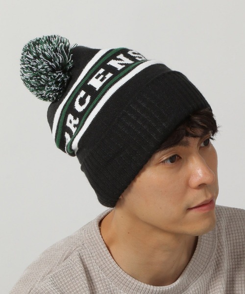 LAKOLE（ラコレ）の「ロゴニットキャップ / 140059（ニットキャップ/ビーニー・メンズ・ブラック/ライトグレー/ネイビー・9）」の2枚目の写真