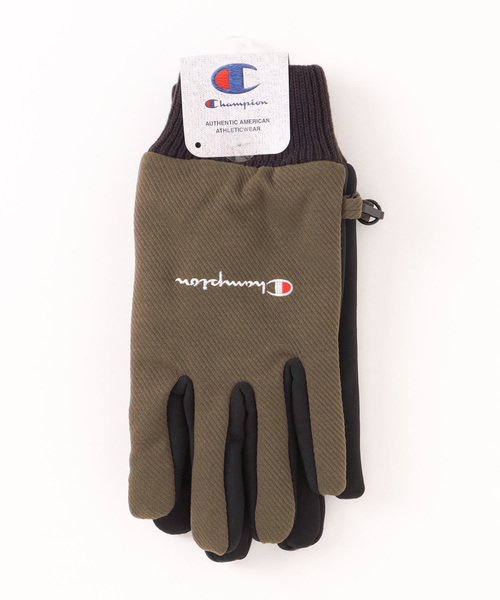 Champion（チャンピオン）の「【champion】ストレッチツイル 手袋　686-0022（手袋・メンズ・カーキ/ブラック/ネイビー/ベージュ・FREE）」の3枚目の写真