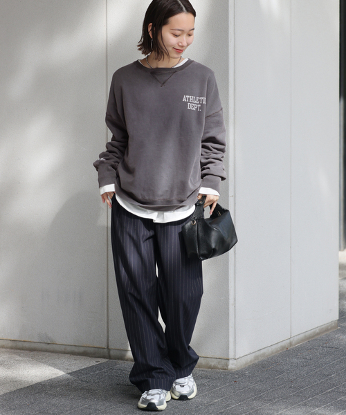 journalstandardHOLIDAY ダークグレースウェット 追加》【HOLIDAYS COMFORT】VINTAGEカコウロゴスウェット（スウェット