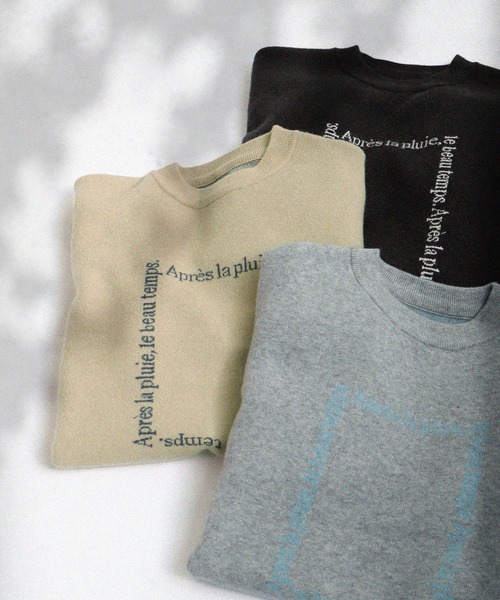 ジャガードロゴニット(ニット/セーター)|antiqua(アンティカ) ジャガードロゴニット(ニット/セーター)|antiqua(アンティカ)