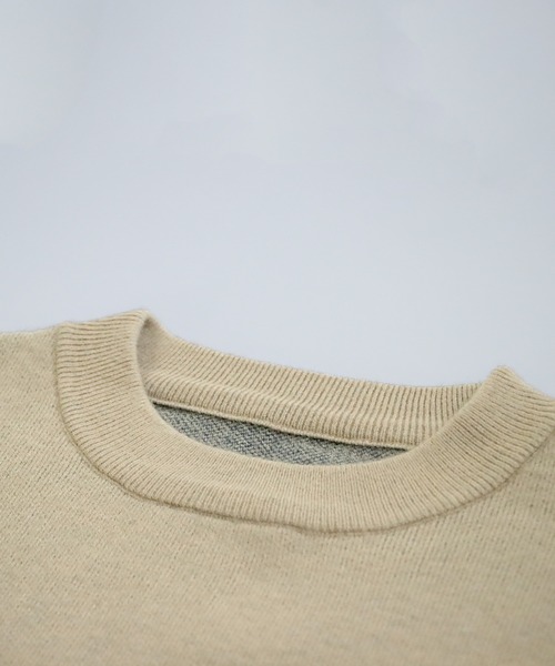 ジャガードロゴニット(ニット/セーター)|antiqua(アンティカ) ジャガードロゴニット(ニット/セーター)|antiqua(アンティカ)