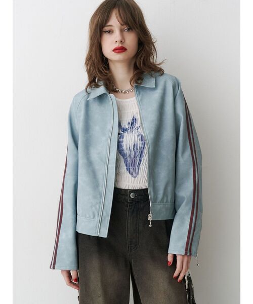 フェイクレザーバイカージャケット 国内完売 ZARA フェイクレザー バイカージャケット 3427/320
