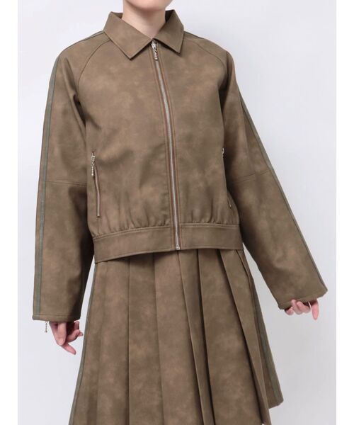 専用♡♡AGAWD♡フェイクレザーブルゾン♡送料込み アガウド ブルゾン メンズ レザージャケット 合皮 フェイクレザー