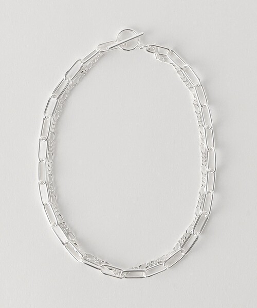 BEAUTY&YOUTH UNITED ARROWS(ビューティーアンドユースユナイテッドアローズ)の「ミックスチェーン 2連 ショートネックレス(ネックレス・レディース・シルバー/ゴールド・FREE)」の7枚目の写真
