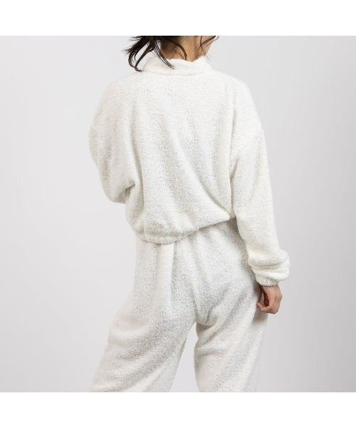 Reebok（リーボック）の「WDE コージー カバーアップ / WDE COZY COVER UP（スウェット・レディース・ブラウン/ホワイト・SMALL/X-LARGE/MEDIUM/LARGE）」の7枚目の写真