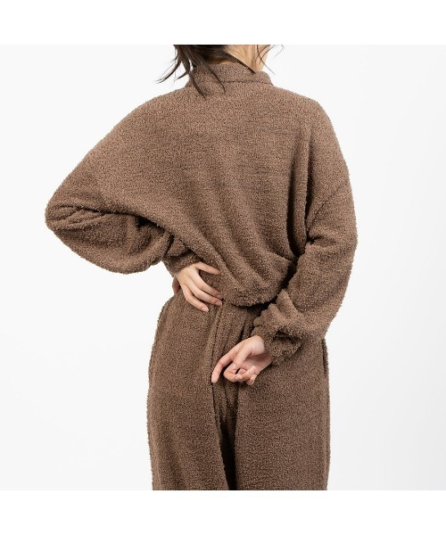 Reebok（リーボック）の「WDE コージー カバーアップ / WDE COZY COVER UP（スウェット・レディース・ブラウン/ホワイト・SMALL/X-LARGE/MEDIUM/LARGE）」の3枚目の写真