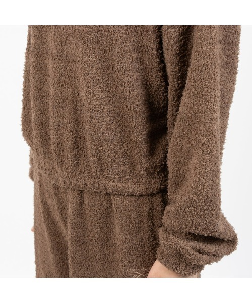 Reebok（リーボック）の「WDE コージー カバーアップ / WDE COZY COVER UP（スウェット・レディース・ブラウン/ホワイト・SMALL/X-LARGE/MEDIUM/LARGE）」の5枚目の写真