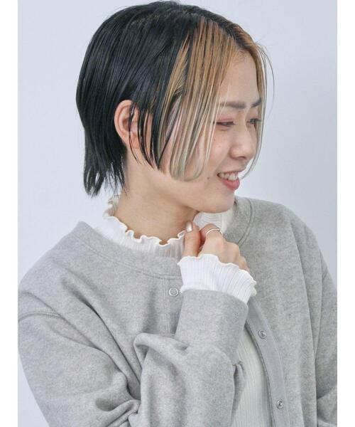 Samansa Mos2 blue（サマンサモスモスブルー）の「前後2way圧縮ウールライクカーディガン（カーディガン/ボレロ・レディース・ブラック/ブラウン/グレー・F）」の22枚目の写真