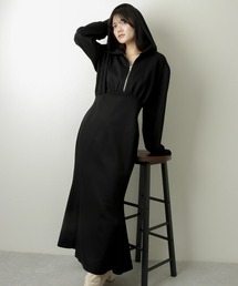 hoodie mermaid dress/フーディーマーメイドドレス