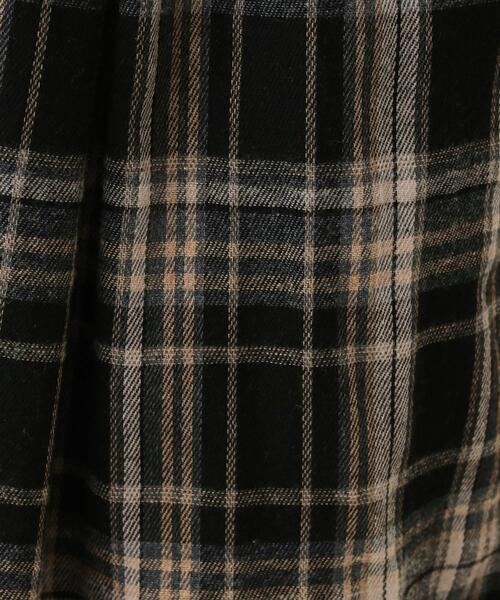 SHOO・LA・RUE（シューラルー）の「大人が着たい 微起毛 チェック柄ガウチョパンツ（その他パンツ・レディース・ブラック系1/イエロー系1・01/02/03/04）」の6枚目の写真