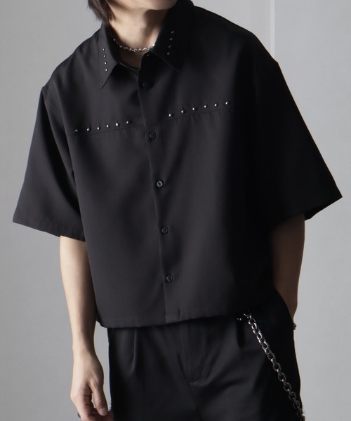 welise/ウェライズ】リッチドレープファブリック スタッズオーバー