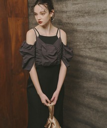 ディティールトップスセットドレス / detail tops set dress