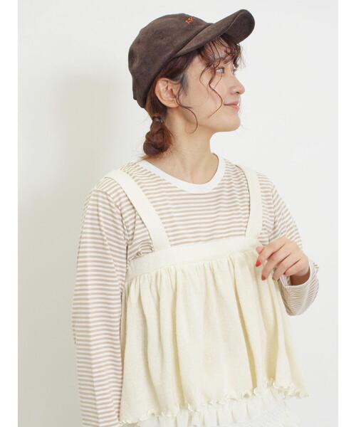 セール】2WAYニットビスチェセットトップス（Tシャツ/カットソー