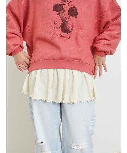 Samansa Mos2（サマンサ モスモス）の「2WAYニットビスチェセットトップス（Tシャツ/カットソー・レディース・キナリ/ミント/チャコールグレー/ベージュ・F）」の9枚目の写真