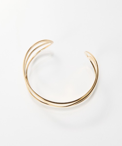 Phoebe（フィービィー）の「ニュアンスラインワイドカフバングル（バングル/リストバンド・レディース・イエローゴールド/シルバー・FREE）」の8枚目の写真