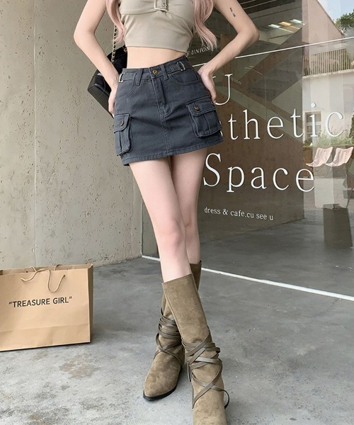 vivienne westwood スカート キュロット ヴィヴィアンウエストウッド デニムスカート キュロット オーブ 刺繍