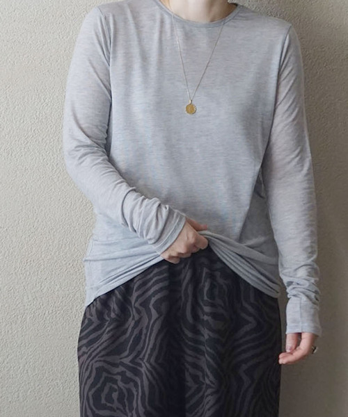 シアージャージ クルーネックプルオーバー（Tシャツ/カットソー