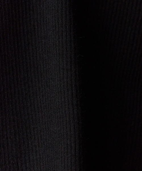 ROOPTOKYO(ループトウキョウ)の「Docking Lace-up Ribbed Cut and Sewn / ドッキング レースアップ リブカットソー 秋物 秋服 2026年秋冬(Tシャツ/カットソー・レディース・グレー/ブラック/ベージュ・FREE)」の8枚目の写真
