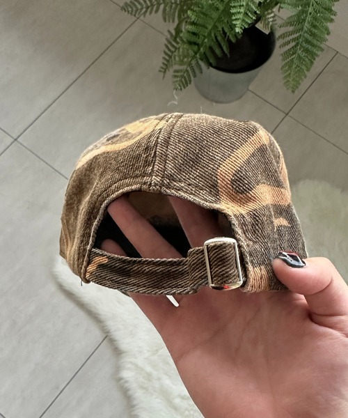 apres jour mignon（アプレジュールミニョン）の「【apresjour mignon×ARIAZ】カモフラ柄ロゴキャップ（キャップ・レディース・ライトグレー/グリーン/ブラウン系その他/グレー・ONESIZE）」の8枚目の写真