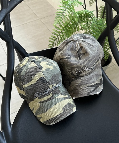 apres jour mignon（アプレジュールミニョン）の「【apresjour mignon×ARIAZ】カモフラ柄ロゴキャップ（キャップ・レディース・ライトグレー/グリーン/ブラウン系その他/グレー・ONESIZE）」の10枚目の写真