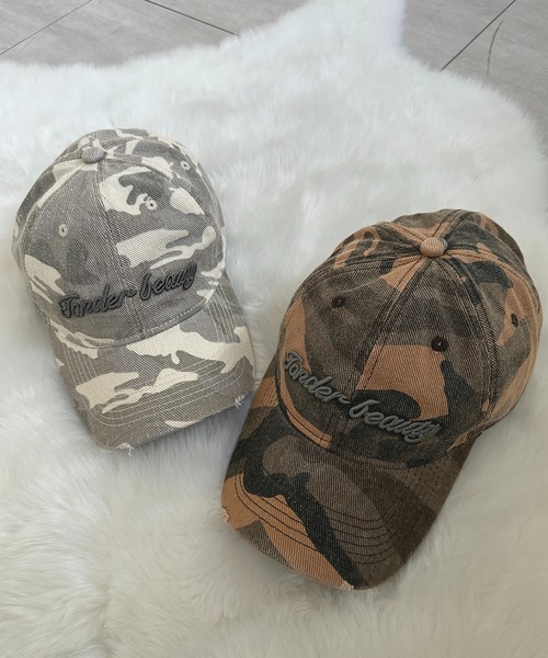 apres jour mignon（アプレジュールミニョン）の「【apresjour mignon×ARIAZ】カモフラ柄ロゴキャップ（キャップ・レディース・ライトグレー/グリーン/ブラウン系その他/グレー・ONESIZE）」の11枚目の写真