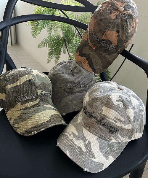 apres jour mignon（アプレジュールミニョン）の「【apresjour mignon×ARIAZ】カモフラ柄ロゴキャップ（キャップ・レディース・ライトグレー/グリーン/ブラウン系その他/グレー・ONESIZE）」の13枚目の写真