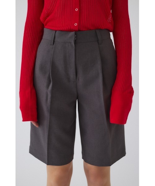 RIM.ARK（リムアーク）の「Slacks half PT スラックスハーフパンツ（スラックス・レディース・ネイビー/ライトブラウン/チャコールグレー・36/38）」の2枚目の写真