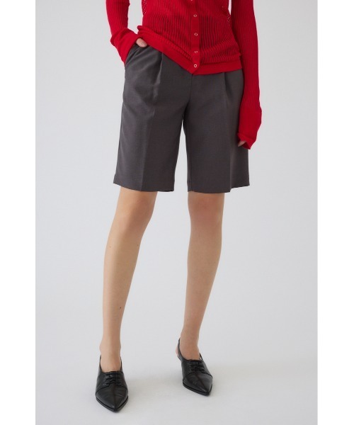 RIM.ARK（リムアーク）の「Slacks half PT スラックスハーフパンツ（スラックス・レディース・ネイビー/ライトブラウン/チャコールグレー・36/38）」の6枚目の写真