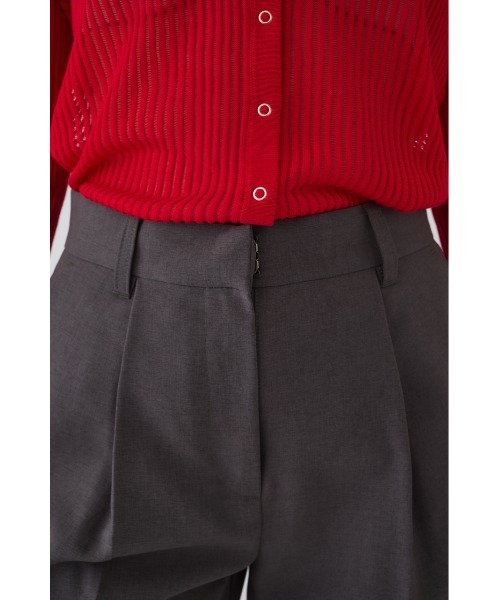 RIM.ARK（リムアーク）の「Slacks half PT スラックスハーフパンツ（スラックス・レディース・ネイビー/ライトブラウン/チャコールグレー・36/38）」の12枚目の写真