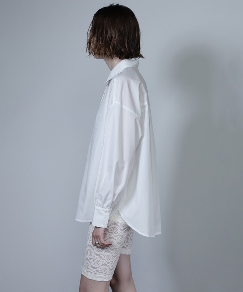 ROSE BUD(ローズバッド)の「【WEB・一部店舗限定】チュールキャミセットブラウス(シャツ/ブラウス・レディース・ブルー/ホワイト・M)」の11枚目の写真