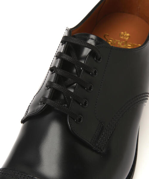 SANDERS（サンダース）の「SANDERS(サンダース） MILITARY DERBY SHOE 1128（ドレスシューズ・メンズ・ブラック・7.5/6/8/9/8.5/6.5/7/5.5）」の16枚目の写真