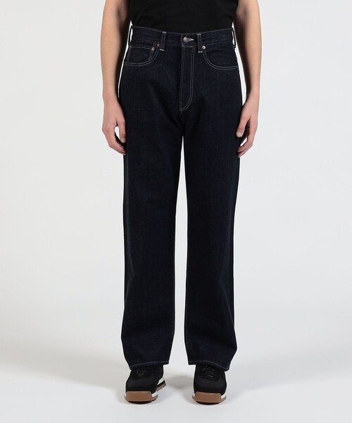 EDITION(エディション)の「コットンデニム ストレートパンツ(デニムパンツ・メンズ・ネイビー・XL/L/M/S)」の3枚目の写真