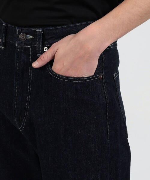 EDITION(エディション)の「コットンデニム ストレートパンツ(デニムパンツ・メンズ・ネイビー・XL/L/M/S)」の8枚目の写真