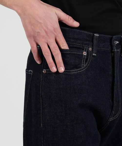 EDITION(エディション)の「コットンデニム ストレートパンツ(デニムパンツ・メンズ・ネイビー・XL/L/M/S)」の9枚目の写真