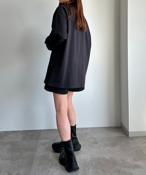 apres jour mignon(アプレジュールミニョン)の「プリントロンT【ZOZOTOWN限定アイテム】(Tシャツ/カットソー・レディース・ホワイト系その他2/ナチュラル/杢グレー/オフホワイト/ブラック・フリー/X-LARGE)」の21枚目の写真