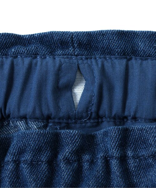 apres les cours（アプレレクール）の「【ジュニア対応】リボンビスチェ&フリルタックパンツ2Pセット（セットアップ・キッズ・インディゴブルー/チャコール/ブラック・140/90/100/110/120/130）」の12枚目の写真