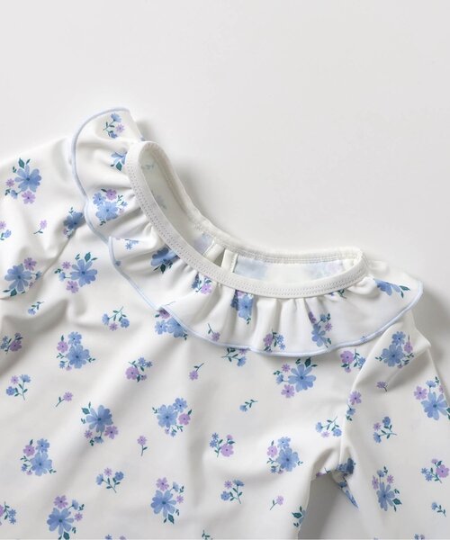 apres les cours(アプレレクール)の「【UVカット/ベビー&キッズ】ラッシュガード付きフリル水着(水着・キッズ・ピンク/その他3・80/90/100/110/120/130/140)」の22枚目の写真