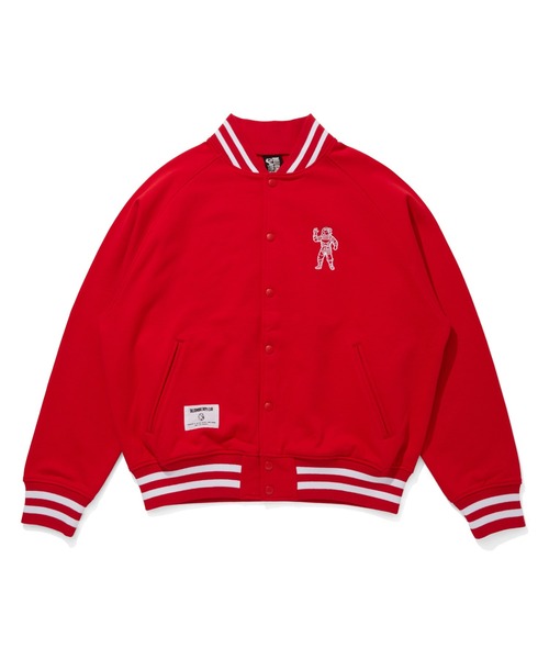 セール】EMBROIDERED LOGO SWEAT VARSITY JACKET（スタジャン