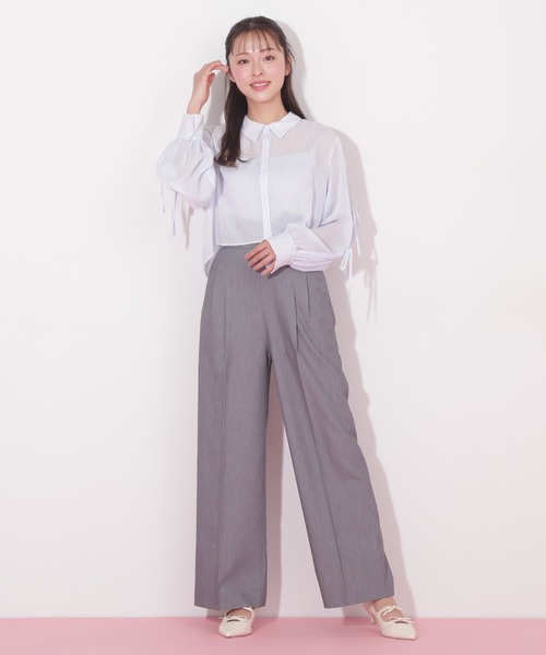 新品タグ付き　JILL by JILL STUART バックギャザーシアーシャツ 楽天市場】バックギャザーシアーシャツ／ジル バイ ジル