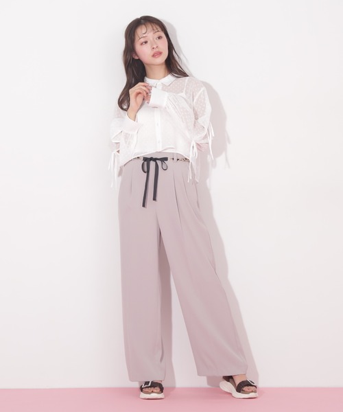 ジル バイ ジル スチュアート（JILL by JILL STUART）/バックギャザーシアーシャツ セール】◇バックギャザーシアーシャツ（シャツ/ブラウス）｜JILL by