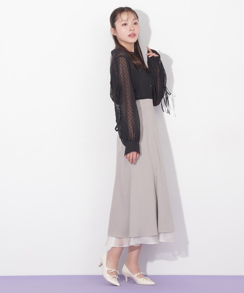 セール】◇バックギャザーシアーシャツ（シャツ/ブラウス）｜JILL by